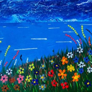 "Summer Breeze" - an Abstract Realism painting