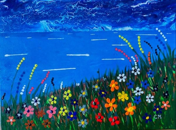 "Summer Breeze" - an Abstract Realism painting