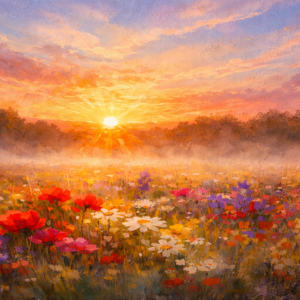 Wildflowers at Sunrise